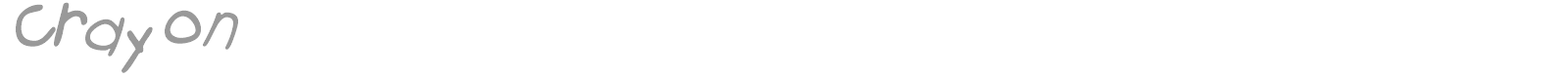 Crayon font preview